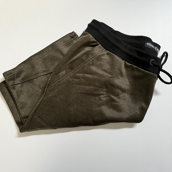 Villians Of Virtue Sz 40 Khaki Sweat Pant Shorts - Picture 10 of 11